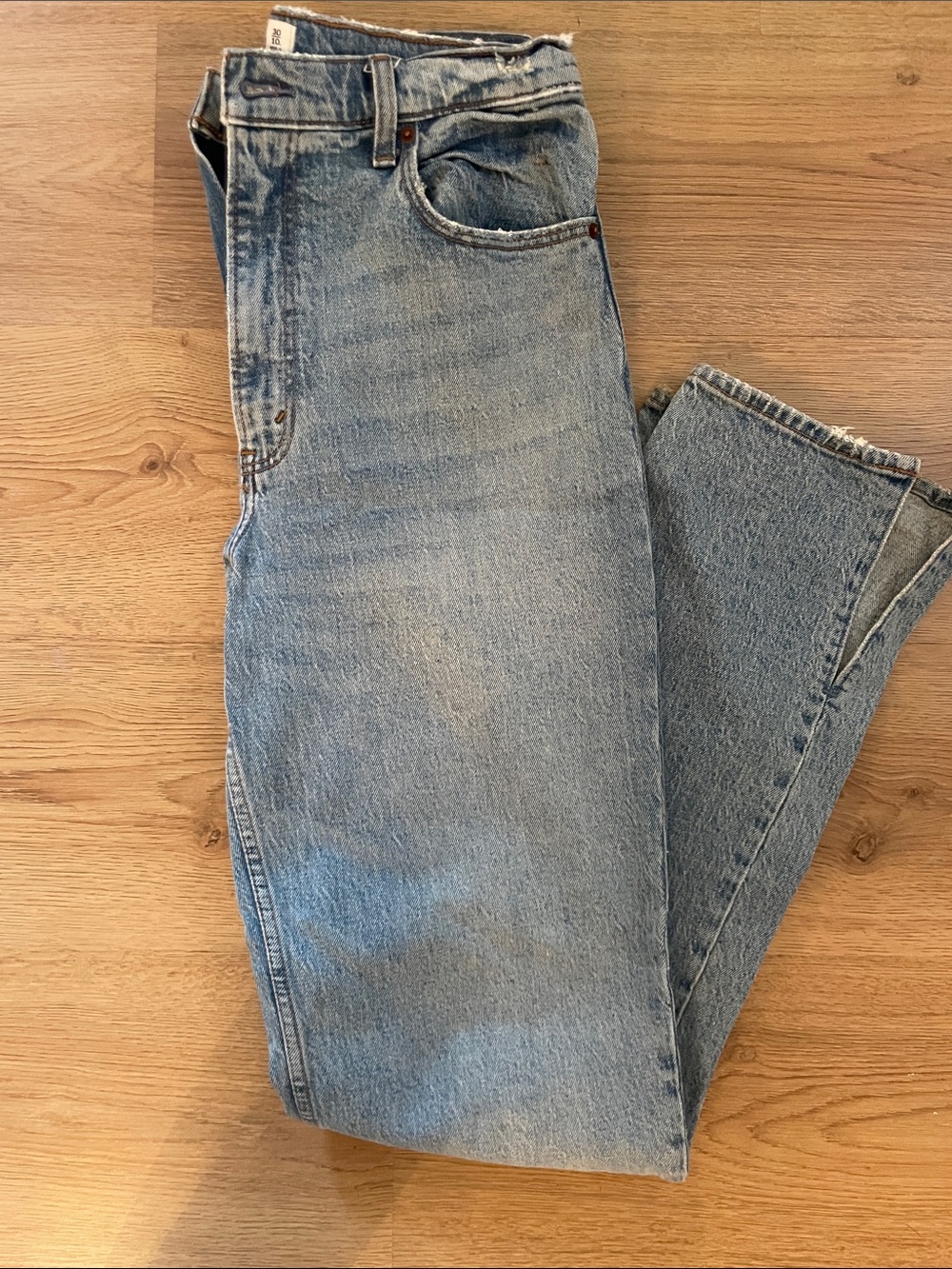 Abercrombie & Fitch Light Blue Straight Jeans